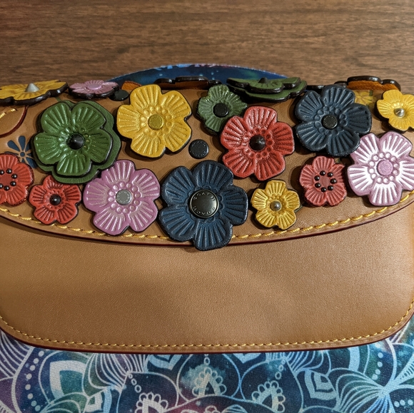 Coach Handbags - Rainbow Tea Rose  1941 Clutch